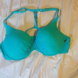 Bikini top size D large bluebird